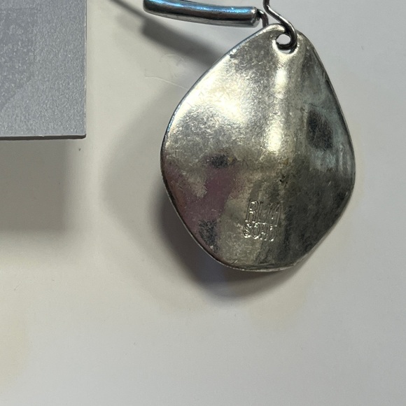 RLM Soho Abalone Silver Shepherd Hook Drop Earrings - Picture 6 of 8